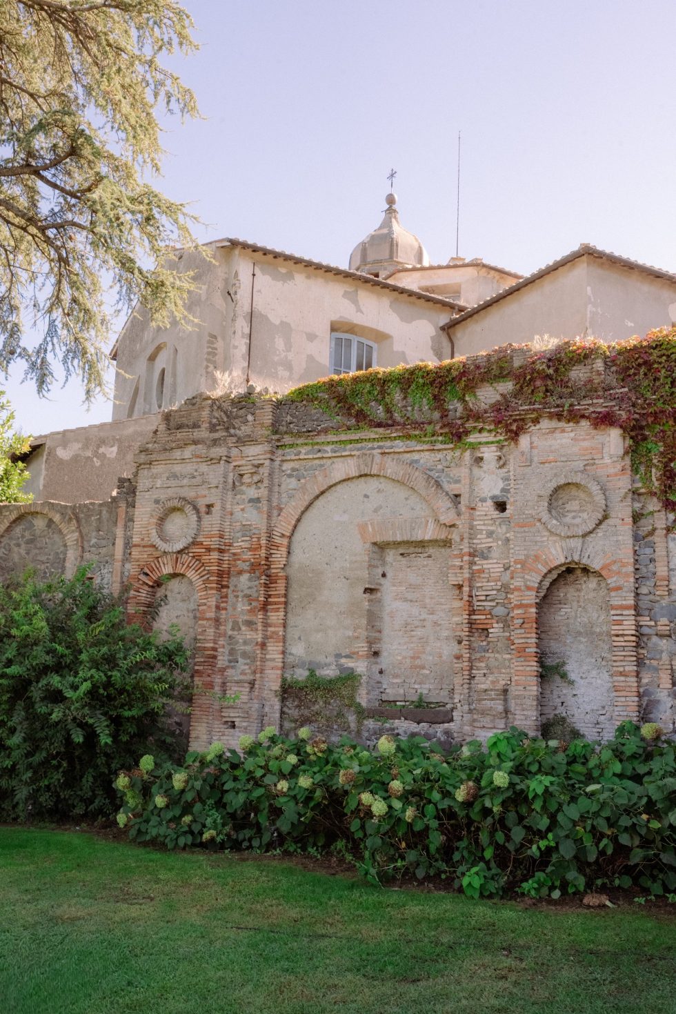 The ancient walls and gardens of Castello Odescalchi di Bracciano